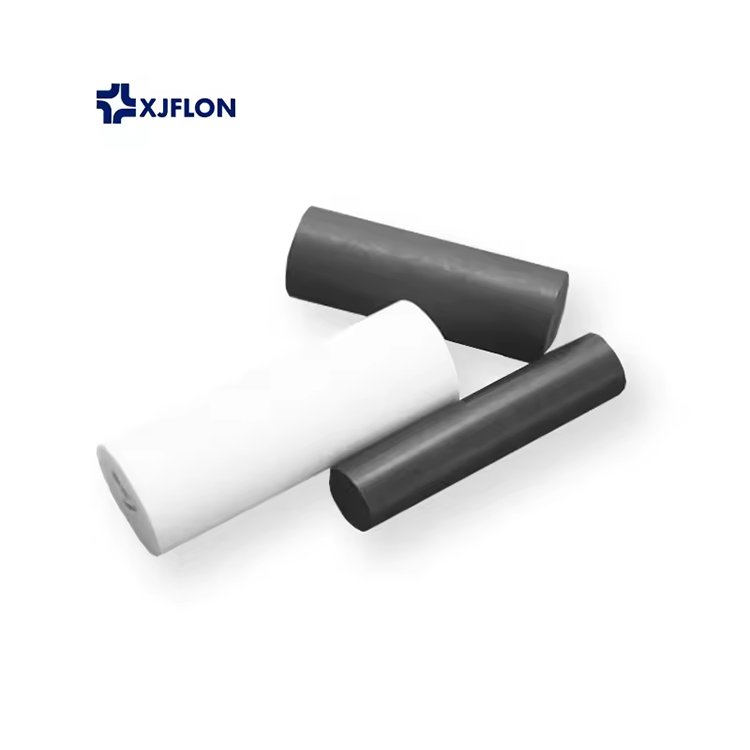 suppliers custom black carbon filled ptfe bar extruded stick ptfe plastic rod products