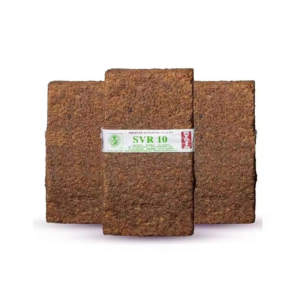 New Condition SVR 10 (TSR 10) Nam Dat Brand Producer Natural Rubber Raw Flexible Brown Color Vietnam Material With Multi Usage