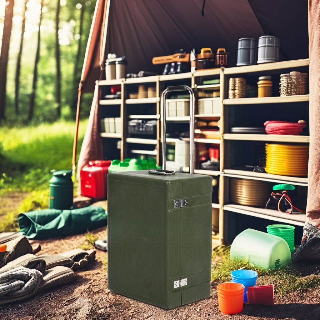 Outdoor Mobile Box Rotary Field Pull Rod Rescue Transport Equipment Plastic Storage Box