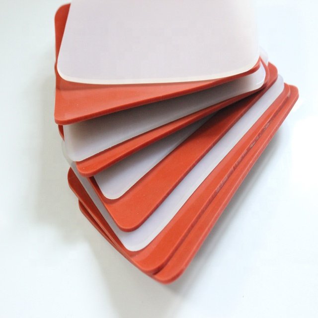 Tear resistance clear silicone rubber sheet for vacuum press