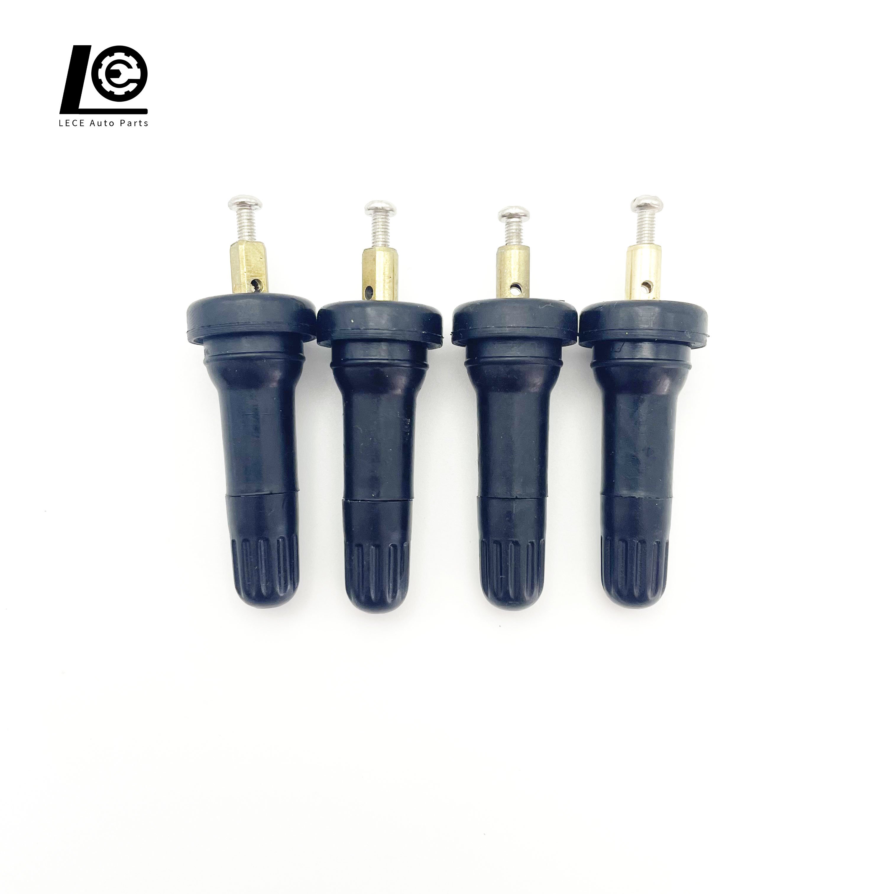 Factory Direct Supply TPMS-19 Tubeless brass tire valve Monitoring system wheel rims TPMS Rubber Tire Valve Stem
