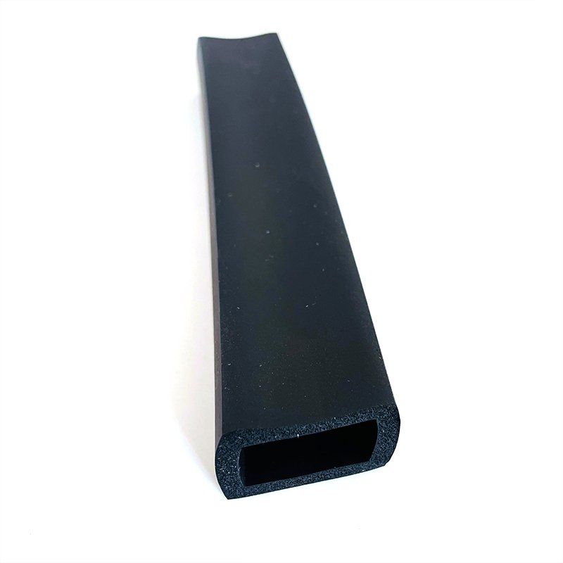 Custom shape extruded silicone TPE TPV EPDM rubber strip seals extrusion rubber seal