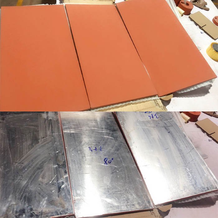 300X600MM Silicone Rubber Plate making hot stamping silicone rubber sheet factory