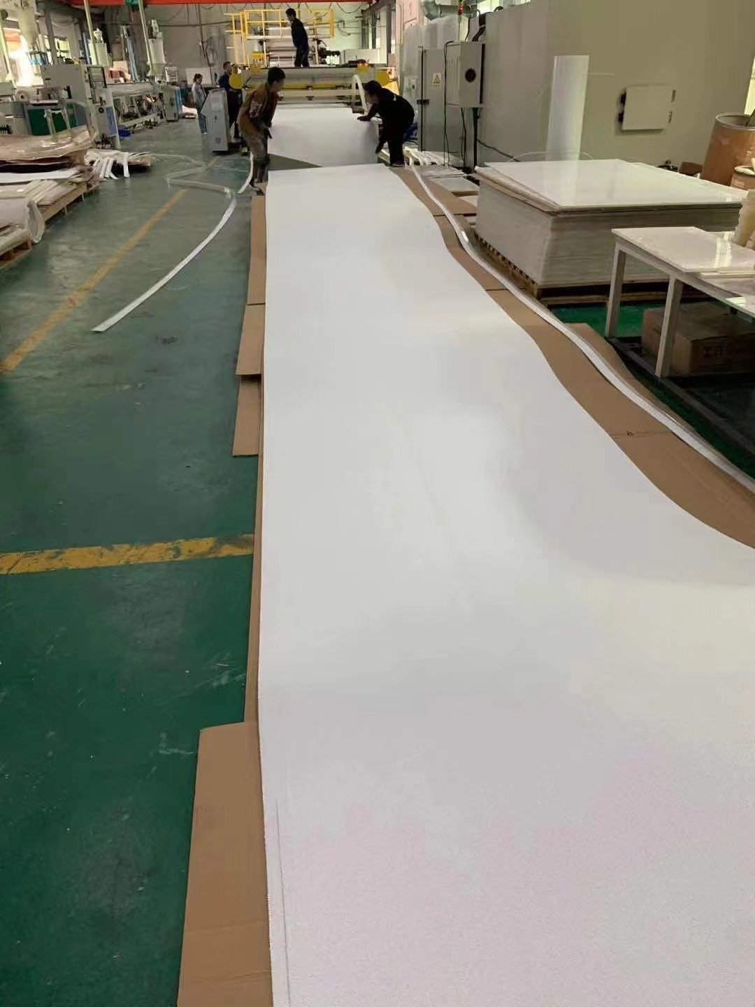 Authentic and high-quality PVDF fiberboard polyester backing cloth board PVDF lined fiberboard PVDF BORAD