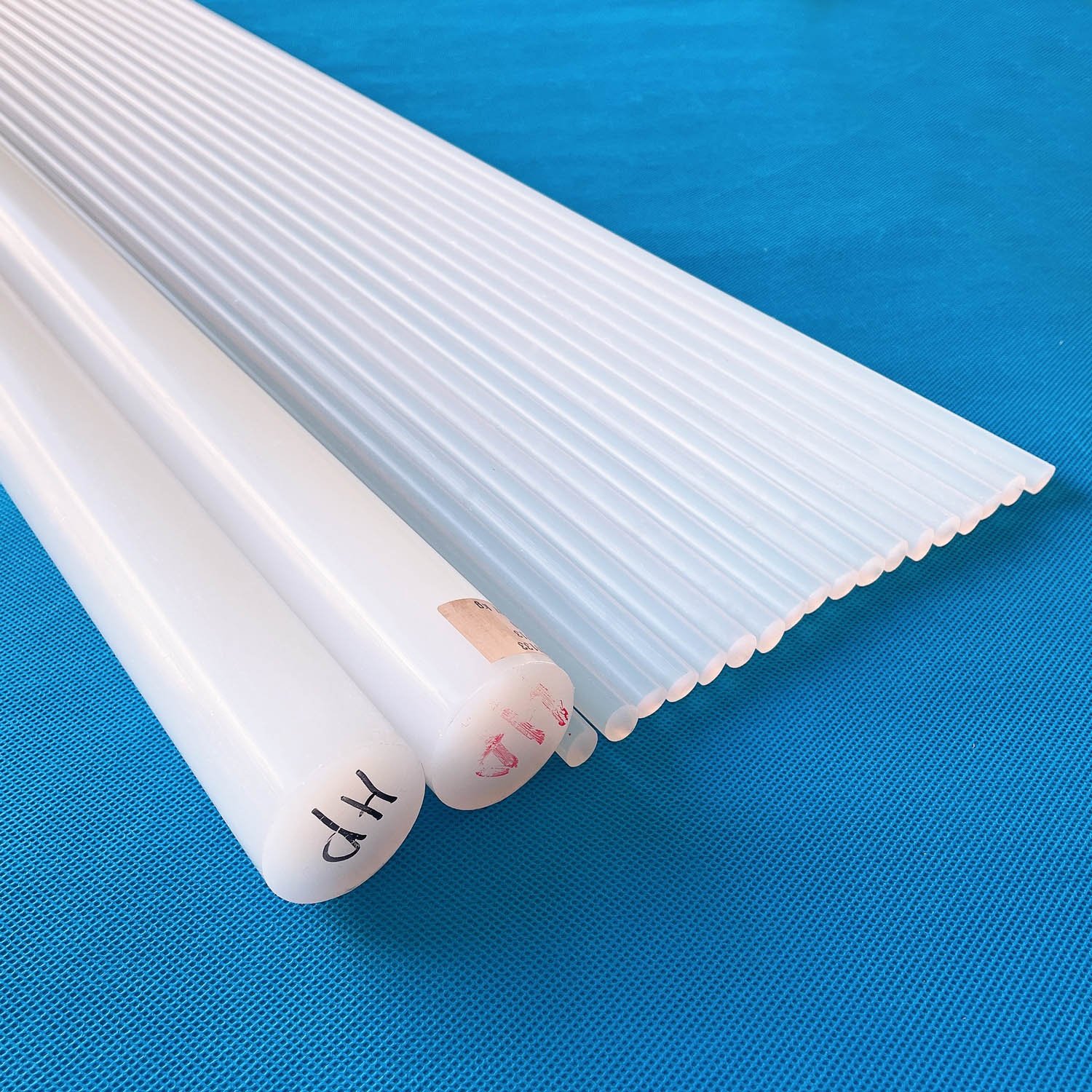 Transparent manufacture round extrusion virgin PFA rods