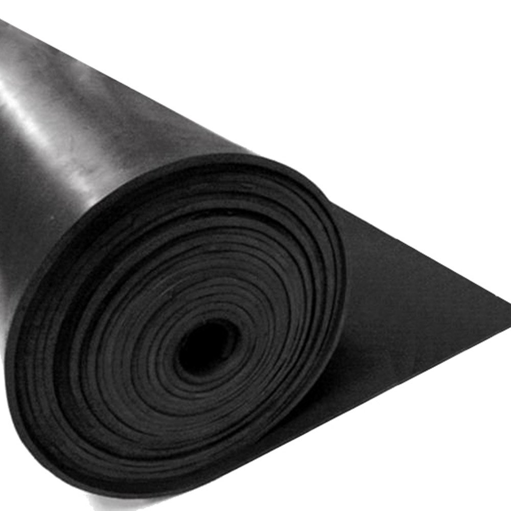 Black 1.2-1.7g/cm3 5Mpa Eco-friendly Nylon-Inserted EPDM Sheet Used for Rubber Gasket