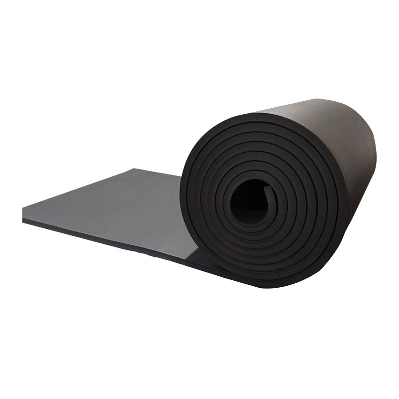 Bellsafe Heat Resistant Closed Cell Rubber Foam Insulation Rolls Black Nitrile Rubber Insulation Sheets for Air Duct