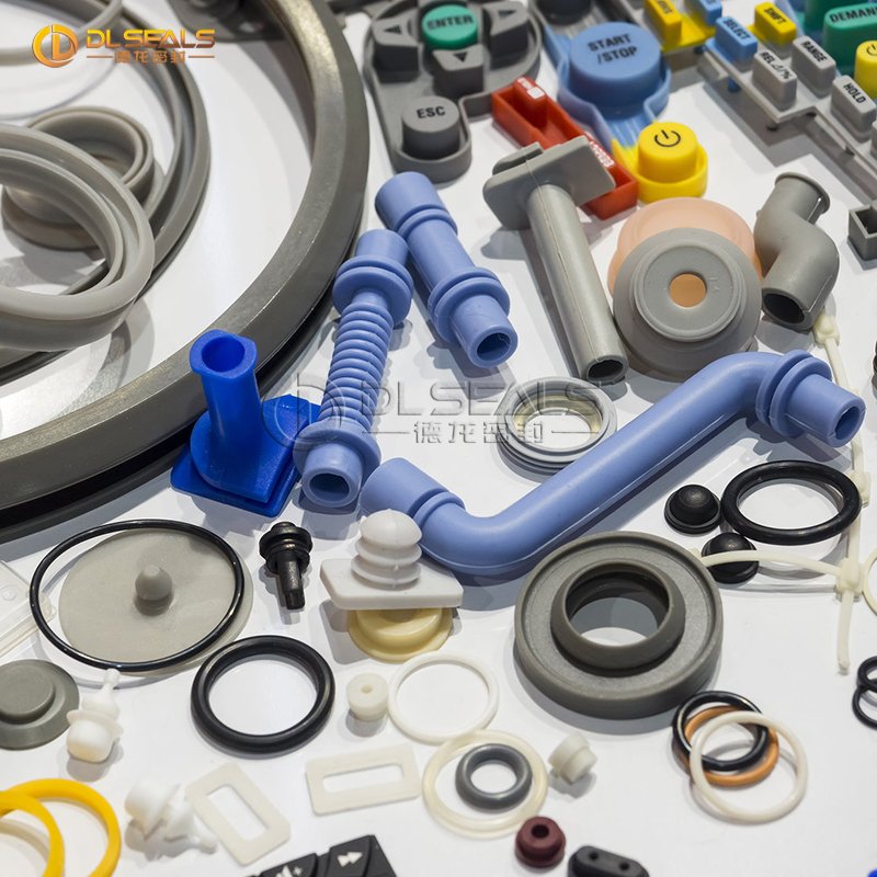 DLSEALS Custom PVC Auto Car Parts Pipe Sleeves and Silicone Rubber Bushing Custom Shape Rubber Parts