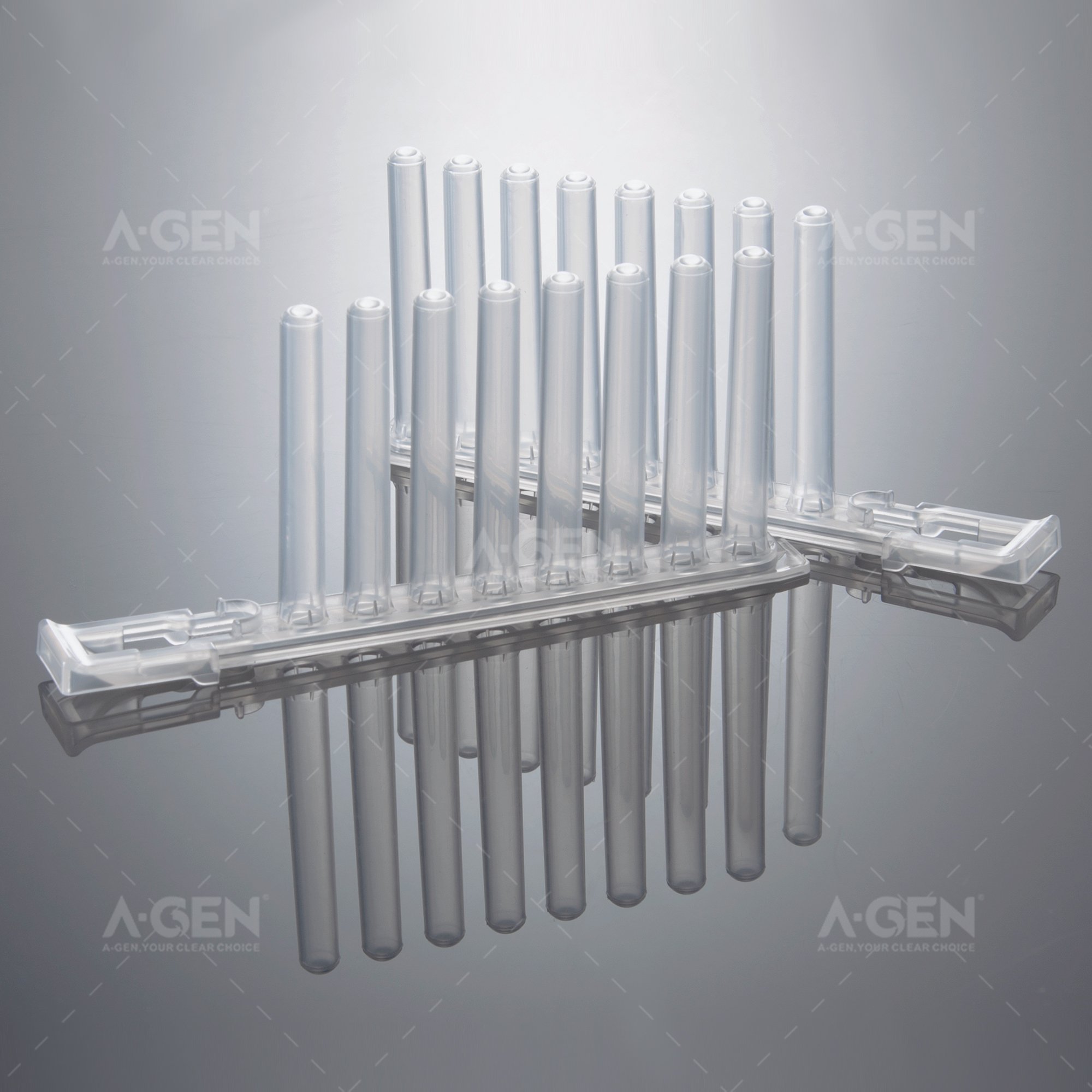 Assay Use Matched for Bioer 8 Tip combs with U bottom Safe Lock Design Compliant to SBS ANSI