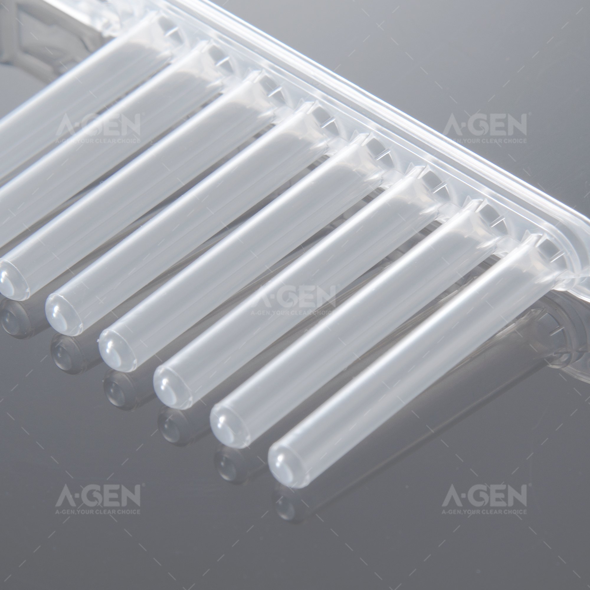 Assay Use Matched for Bioer 8 Tip combs with U bottom Safe Lock Design Compliant to SBS ANSI
