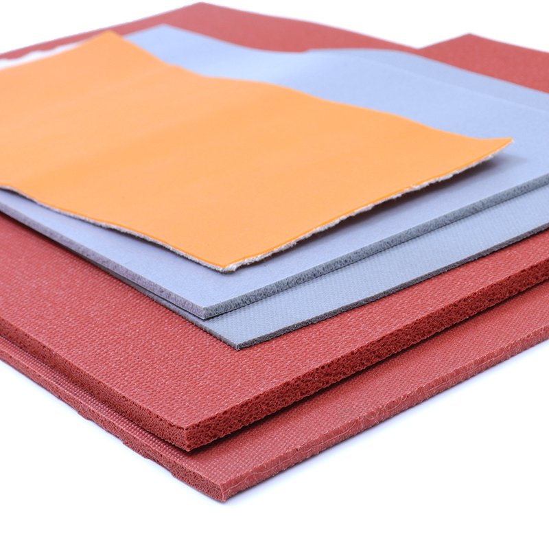 Flame Retardant High Temperature Resistant Various Thickness Waterproof Anti Slip Rubber Silicone Foam Sheets
