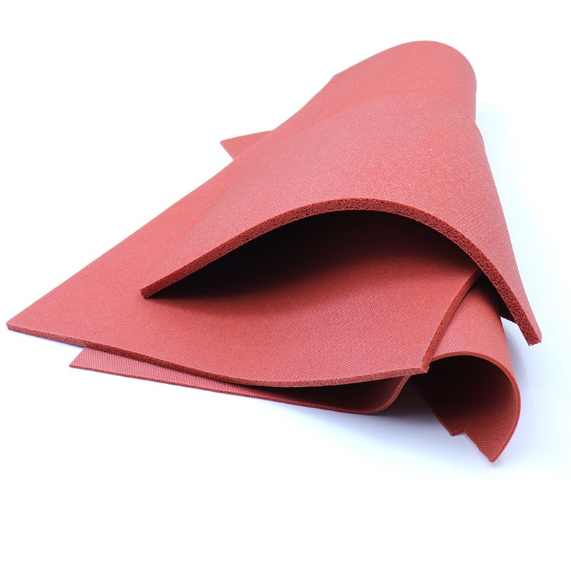 Flame Retardant High Temperature Resistant Various Thickness Waterproof Anti Slip Rubber Silicone Foam Sheets