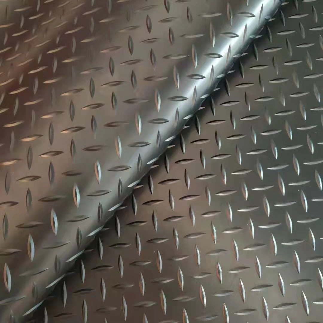 Mats Rubber Flooring Pattern Non Slip Skidproof Anti Slip Willow Leaf Rubber Sheet rubber garage flooring roll
