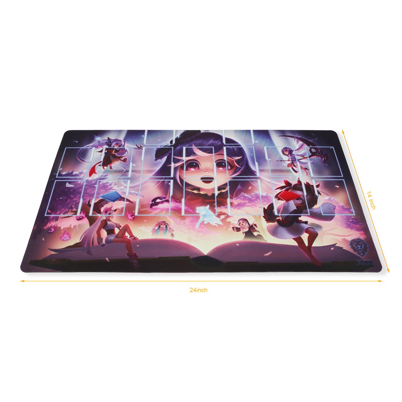 Factory Sales Neoprene Rubber Mouse Pad Customized Printed Card Game Playmat With Logo For Compute