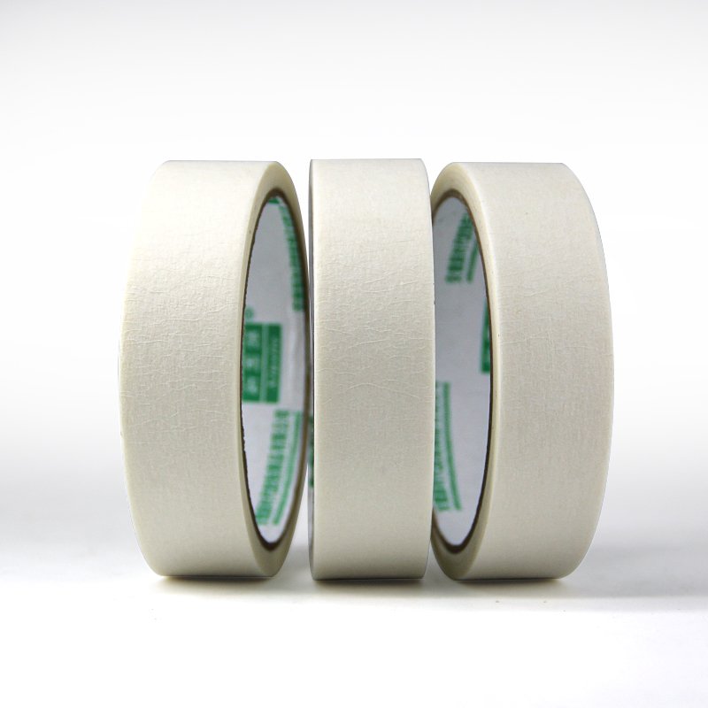 Factory Wholesale High Grade High adhesive General Purpose Crepe paper Masking Adhesive Tape For Painting