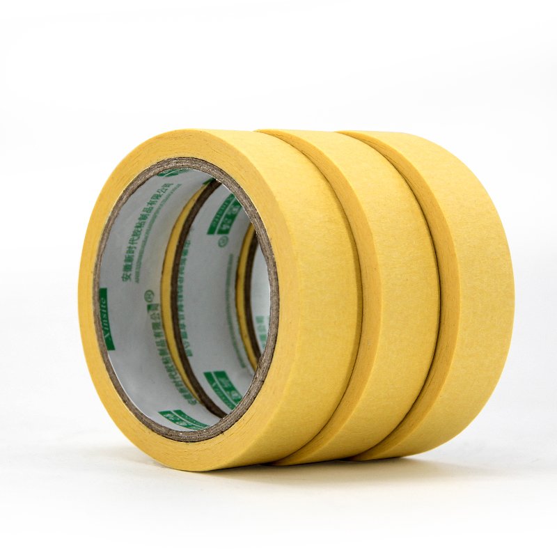 Factory Wholesale High Grade High adhesive General Purpose Crepe paper Masking Adhesive Tape For Painting