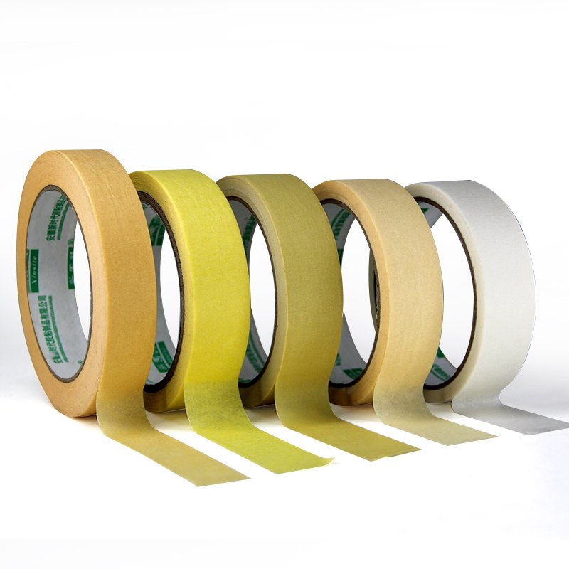 Factory Wholesale High Grade High adhesive General Purpose Crepe paper Masking Adhesive Tape For Painting
