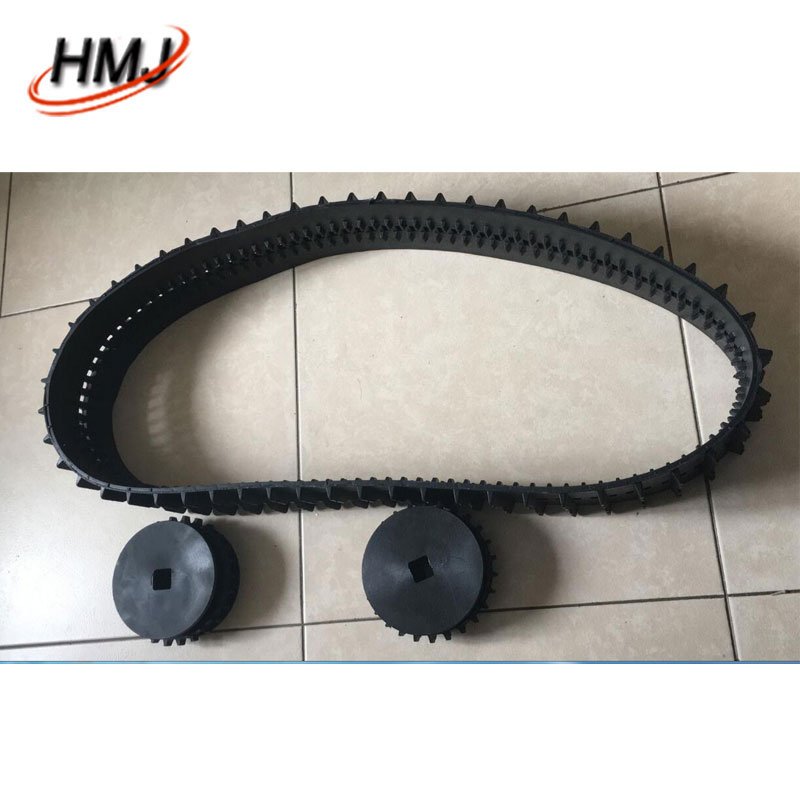 Supply Small Robot Rubber Tracks DB-A with Driving Wheels