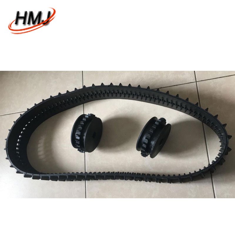 Supply Small Robot Rubber Tracks DB-A with Driving Wheels