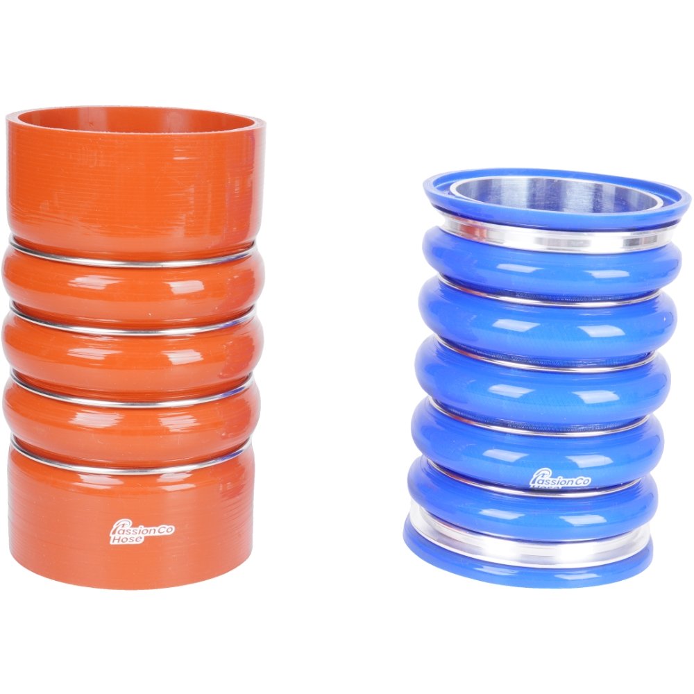 High Temperature Polyester Silicone Hose Reinforced Durable Tubing for Automotive Intercooler and Turbocharger Performance