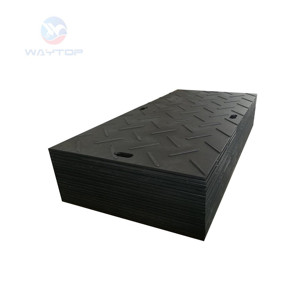 Heavy Duty Plastic Sheets-4x8 Road Protection Mat Ground Protection for Tracks