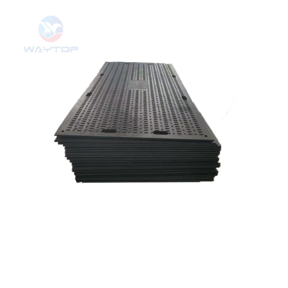 Heavy Duty Plastic Sheets-4x8 Road Protection Mat Ground Protection for Tracks
