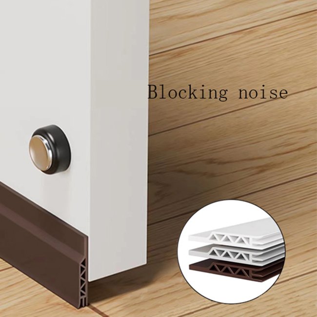Silicone Rubber Door Bottom Weather Seal Stripping Custom Cutting under Sweep Rubber Products Door Seals Strip