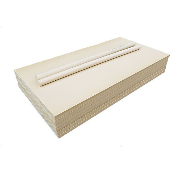 Natural PEEK plastic sheets / plates /bar/ solid PEEK rods for engineering plastic