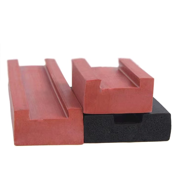High temperature colorful silicone strip slot seal fire square rubber gasket for oven door seals