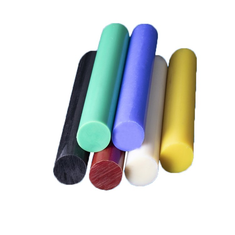 White Black Color Extruded Pom Plastic Rod Acetal Delrin Round Rod