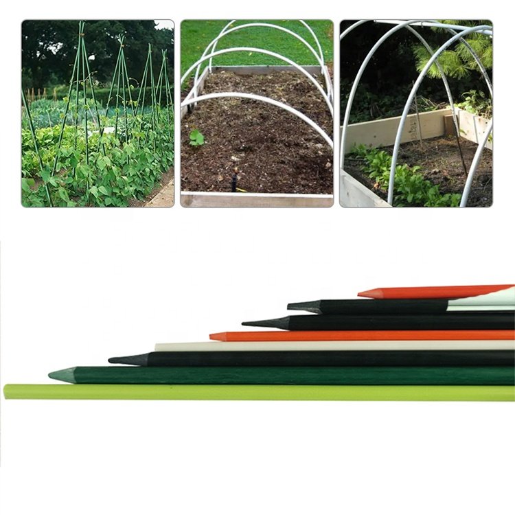 Curved Fly Blanks Flexible Duct 13mm for Horticulture 16mm Solid Rods Garden Kits FRP Fiberglass Epoxy Rod
