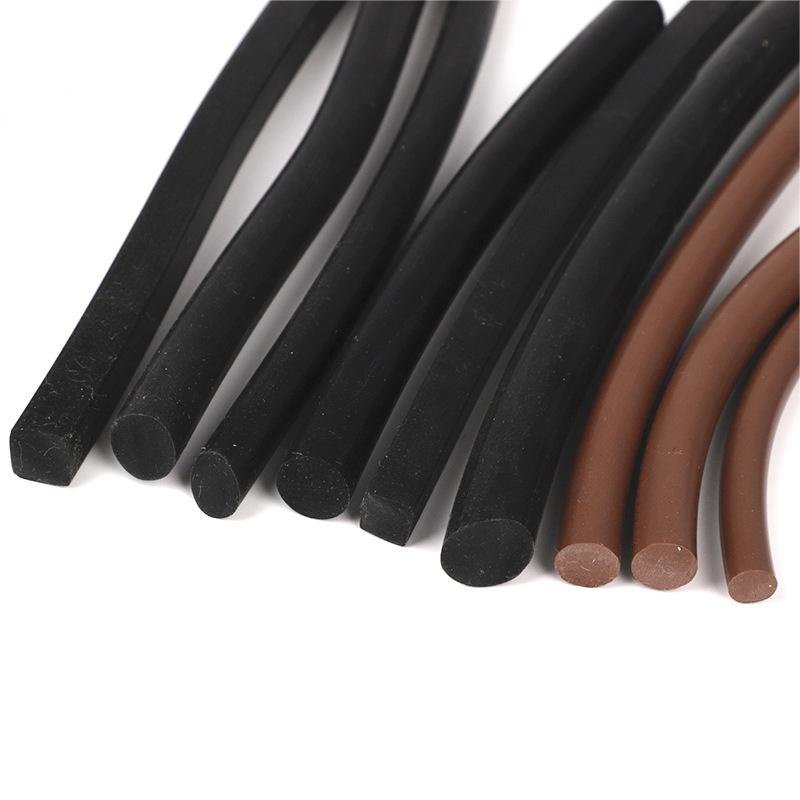 Wholesale customization of various materials NBR, EPDM, VMQ, FKM, FVMQ sealing strip, doors and Windows rubber strip