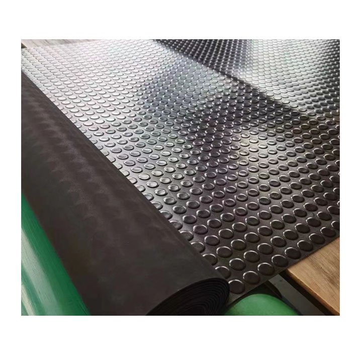 High Quality Anti Slip Rubber Coin Matt Flooring Coin Pattern Mat sheet roll