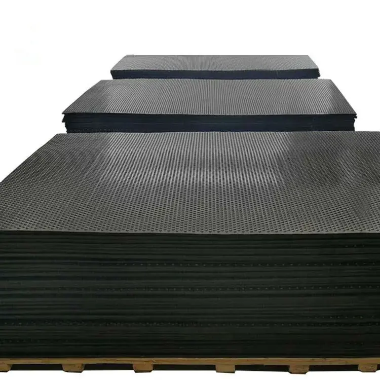 5Mpa Stable Horse Mat Hammer / Honeycomb Top Pattern SBR Rubber Mat Eco-friendly