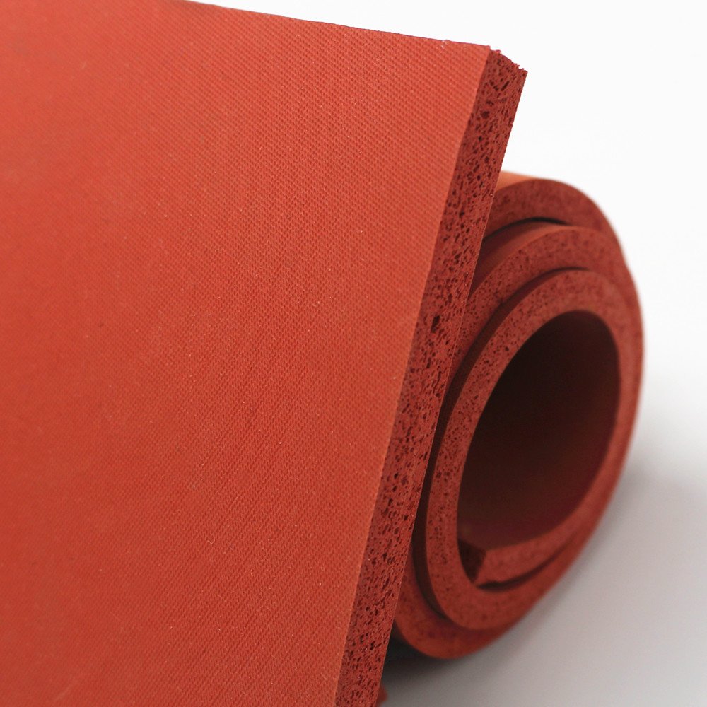 Silicone Foam Rubber Sheet Red Silicone Rubber Foam Sheet Silicone Sponge Rubber Sheet