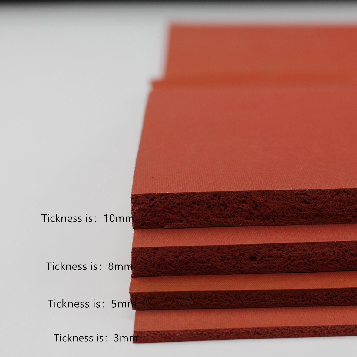 Silicone Foam Rubber Sheet Red Silicone Rubber Foam Sheet Silicone Sponge Rubber Sheet