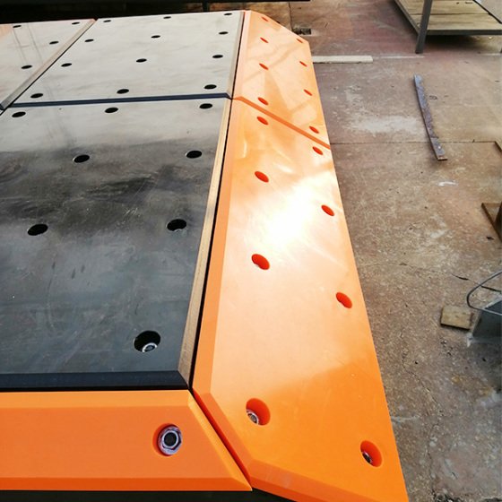 Marine Fender UHMWPE Face Pads/Marine UHMW-PE Dock Boat Bumpers UHMW Marine Face Pad