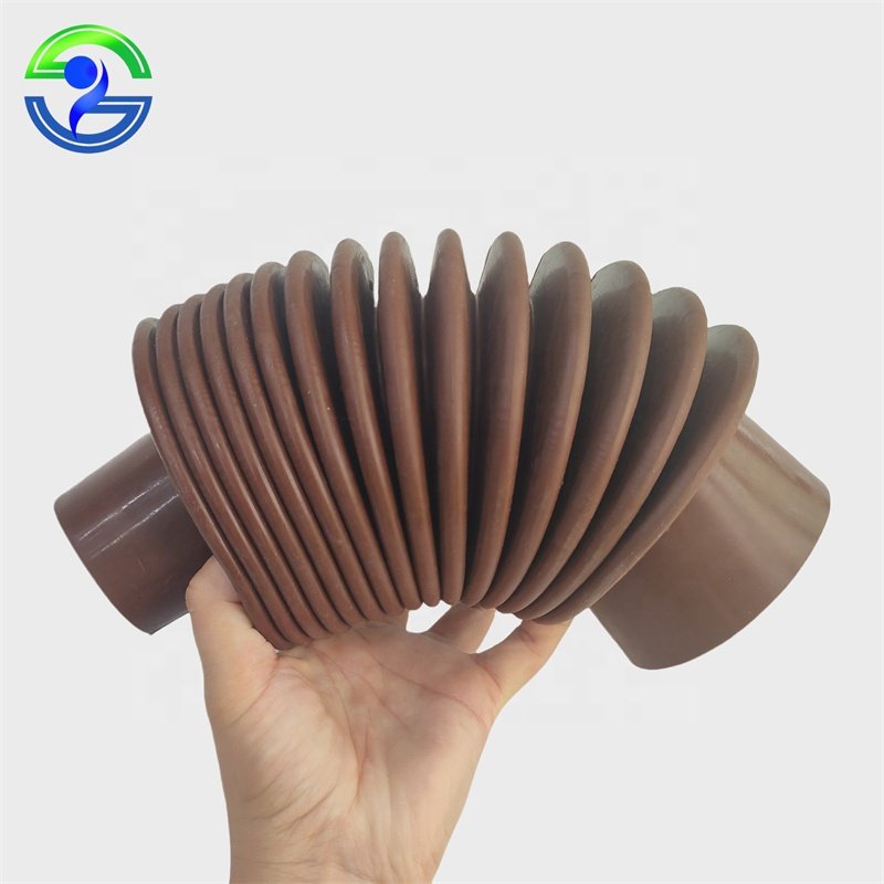 Custom Waterproof NBR EPDM FKM Rubber Bellows Dust Cover Silicone Dust Cover For Rubber Protectors