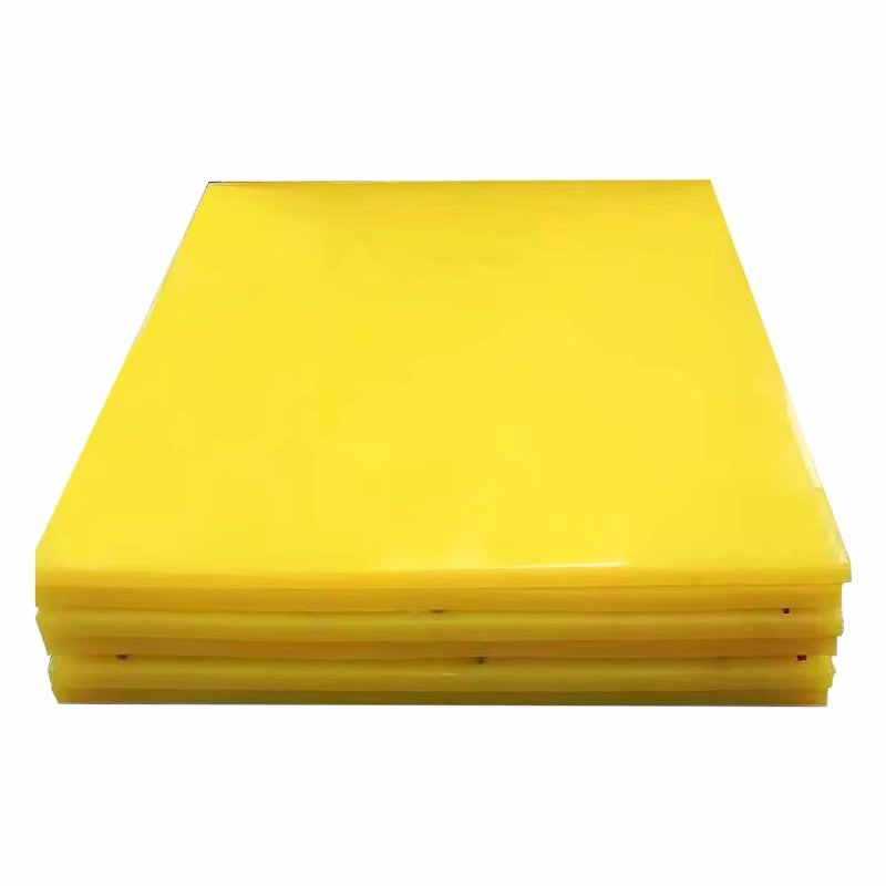 Polyurethane Beef Plate, Thickened Shock-Absorbing Pu Rubber Sheet, Yellow Green Polyurethane Board, High-Quality Pu Board