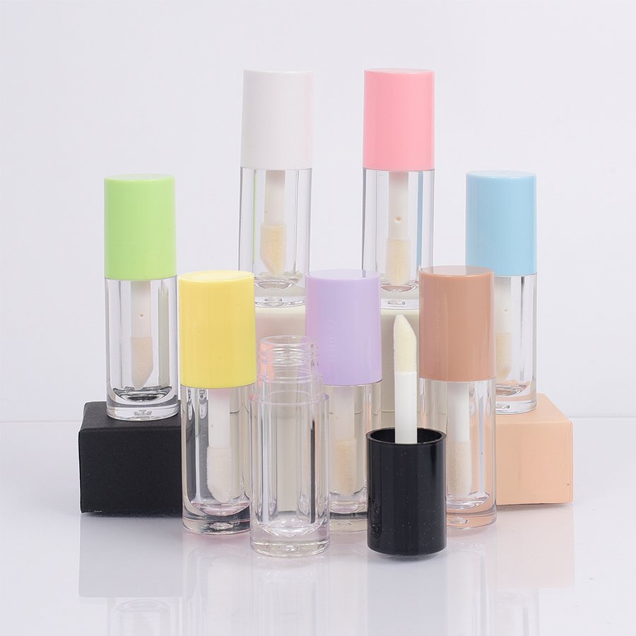 Big wand 6.5ml large stick capacity Lip Oil Large Brush Head Applicator Lip Gloss tube Custom logo Large Wand Lip gloss tube