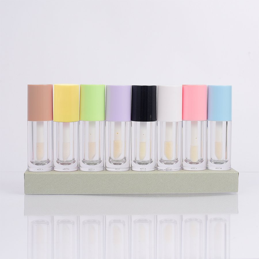 Big wand 6.5ml large stick capacity Lip Oil Large Brush Head Applicator Lip Gloss tube Custom logo Large Wand Lip gloss tube