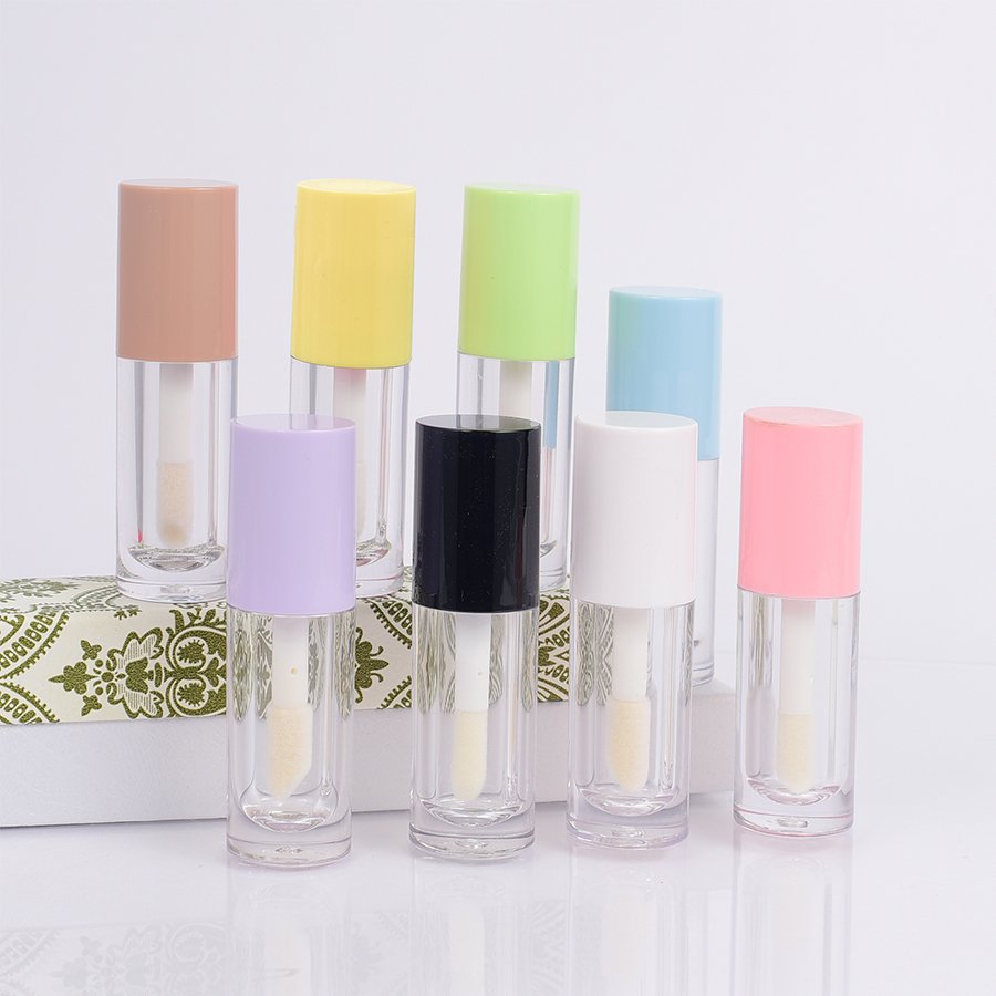 Big wand 6.5ml large stick capacity Lip Oil Large Brush Head Applicator Lip Gloss tube Custom logo Large Wand Lip gloss tube