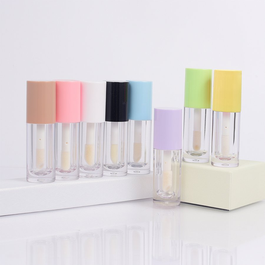Big wand 6.5ml large stick capacity Lip Oil Large Brush Head Applicator Lip Gloss tube Custom logo Large Wand Lip gloss tube
