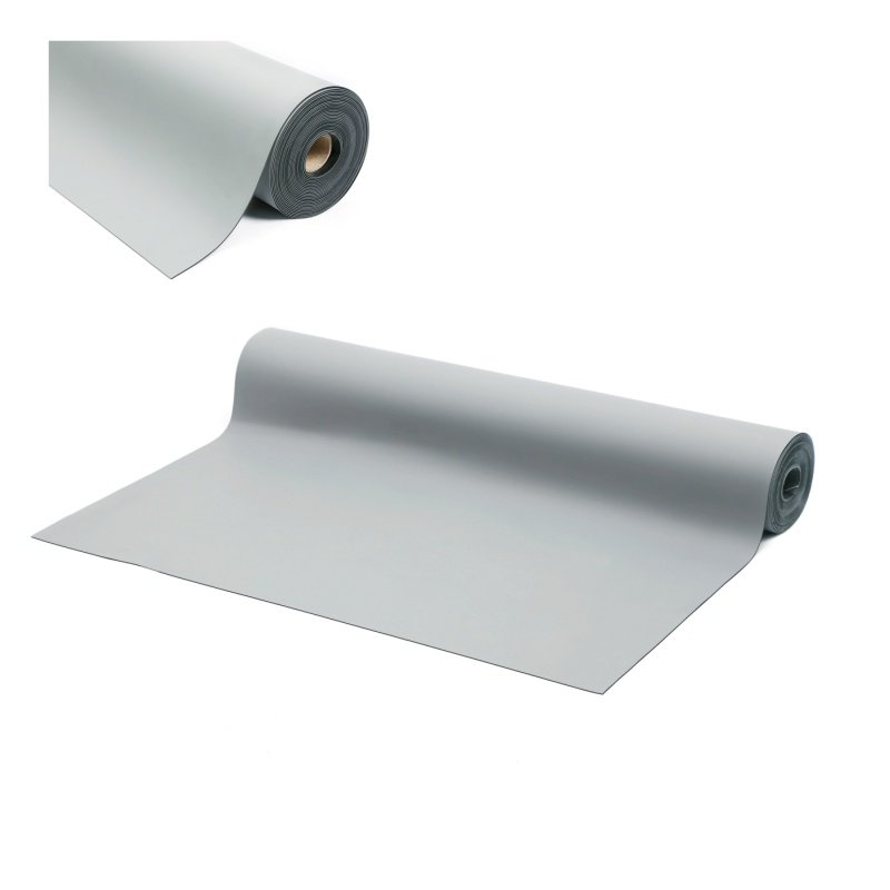 Anti Slip 0.5mm 1.5mm Thickness Black Vulcanized Silicone Sheeting Roll Stamp rubber Sheet For Heat Press