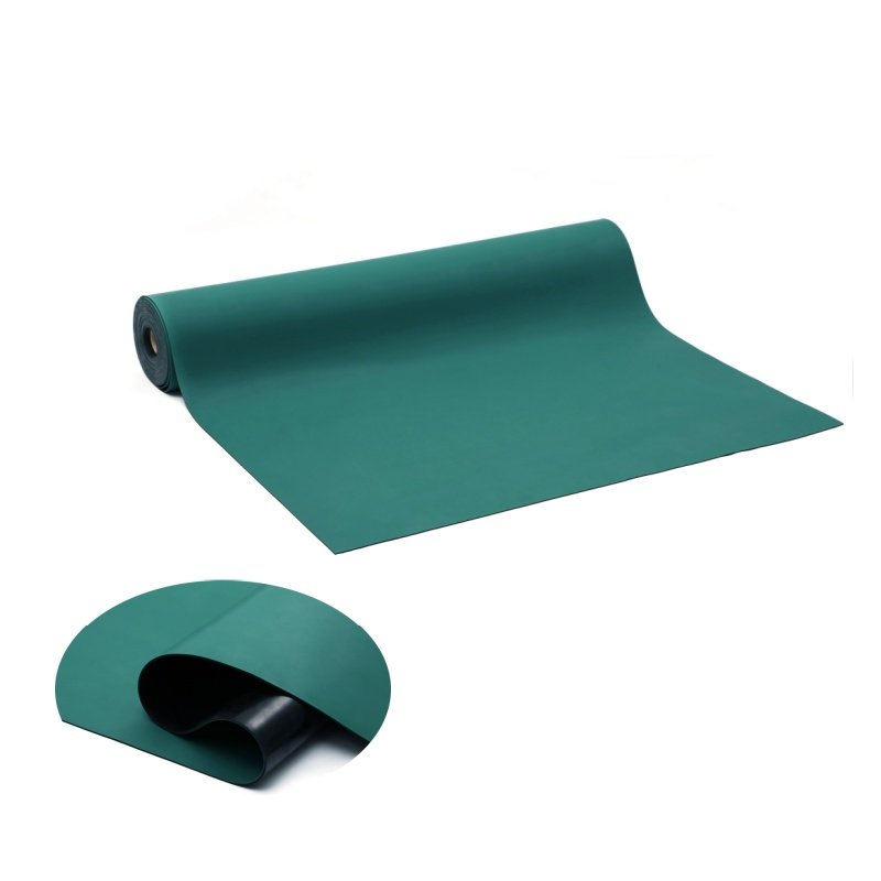Anti Slip 0.5mm 1.5mm Thickness Black Vulcanized Silicone Sheeting Roll Stamp rubber Sheet For Heat Press