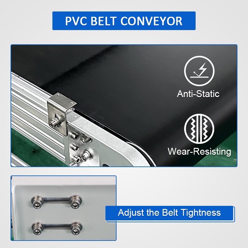 Bifa Designed Industrial PU/PVC V Belt Conveyor Price with 1year Quality Assurance