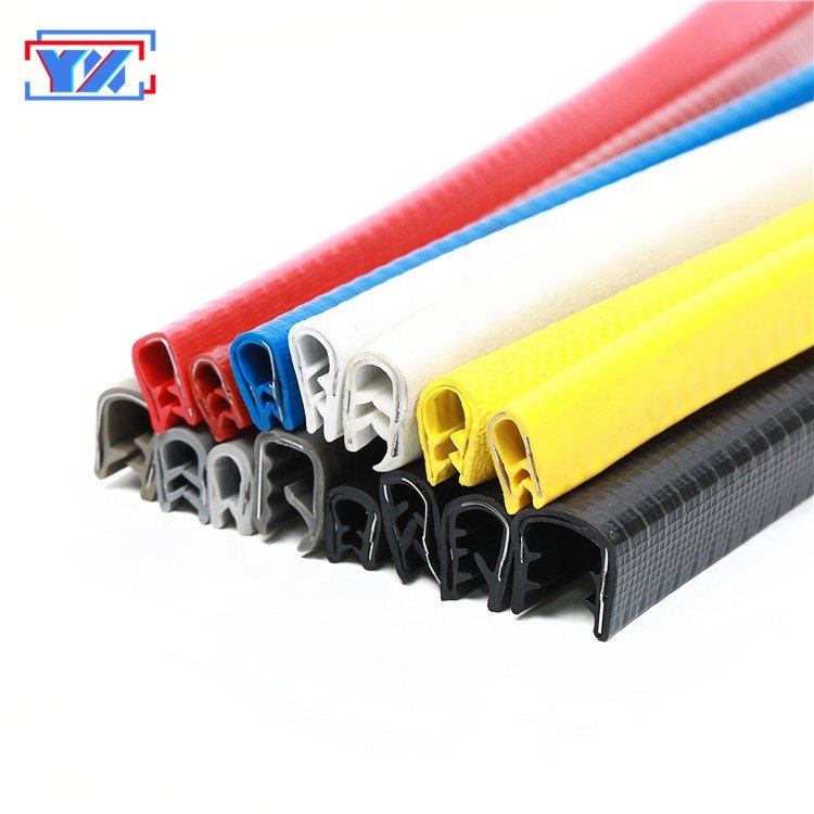 Custom shape extruded silicone PVC TPE TPV EPDM rubber strip seals extrusion rubber seal