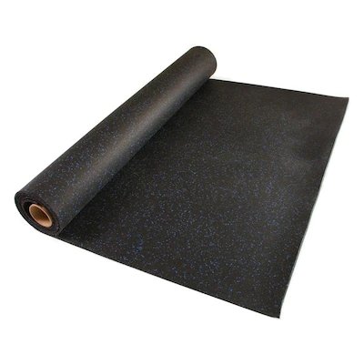Roll 6-12 mm thick Waterproof high density anti-skid Gym Rubber Flooring Rolls with colorful EPDM flecks