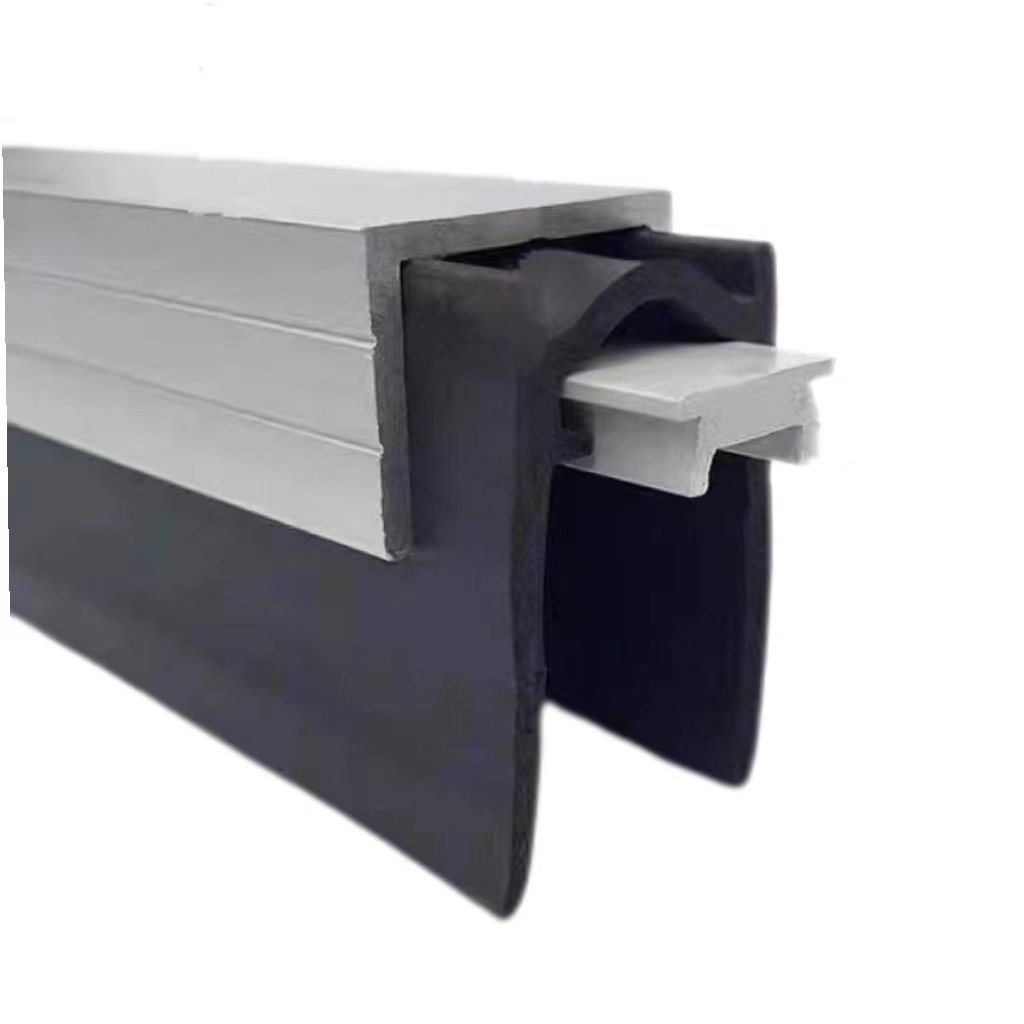 custom epdm HOT sales TPE U Shape Sweeping Cold room door Rubber Sealing Gasket Sealing Strip for Cold