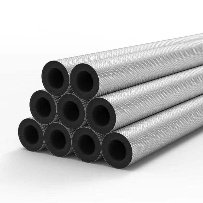 Industrial Style Soft Rubber Foam Insulation Pipe Low Temperature Resistant Plastic Air Conditioning Foam Sheet Tube